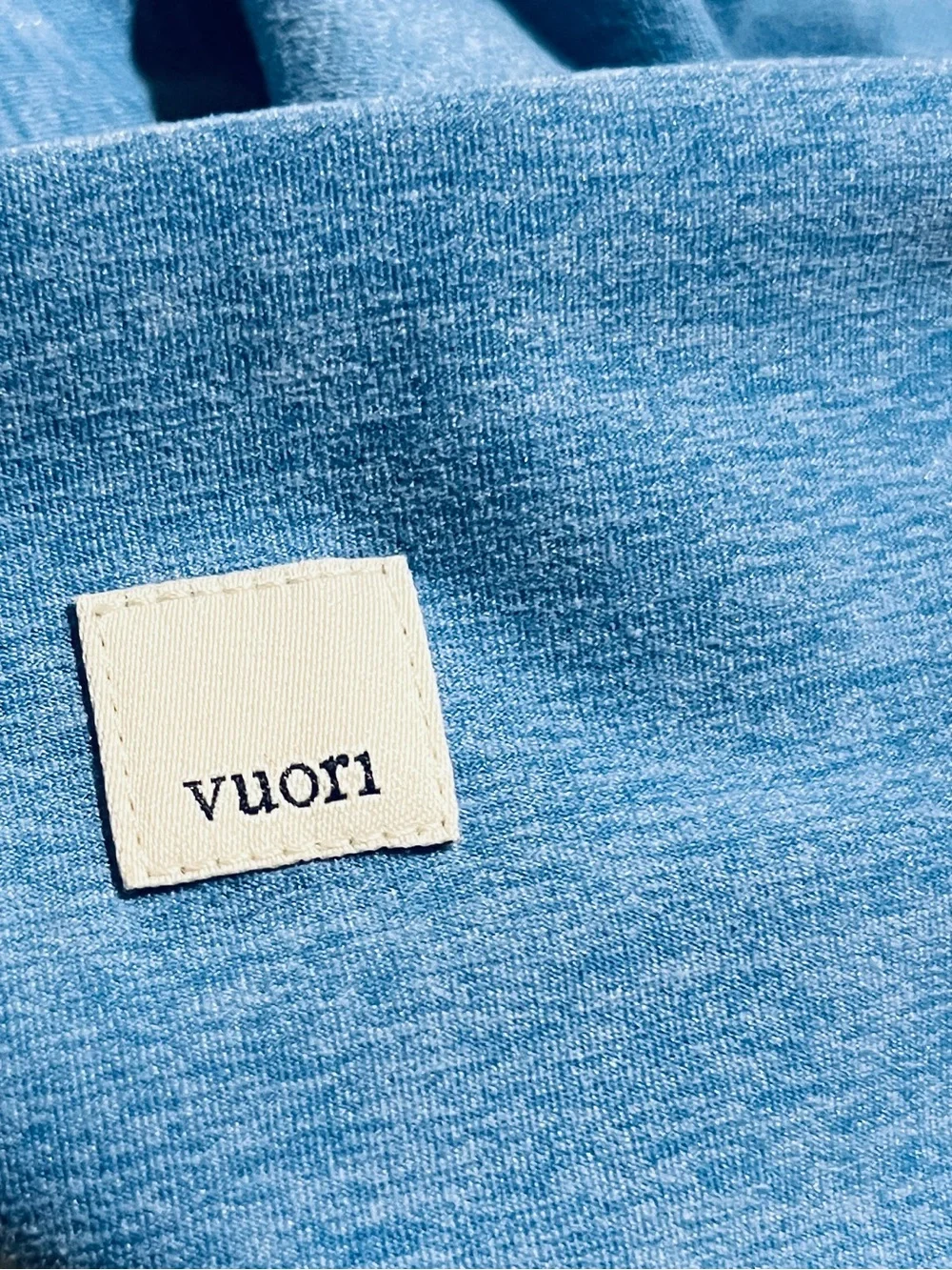 VUORI Clean Elevation Legging, Vibrant Blue Heather, Medium Regular, EUC